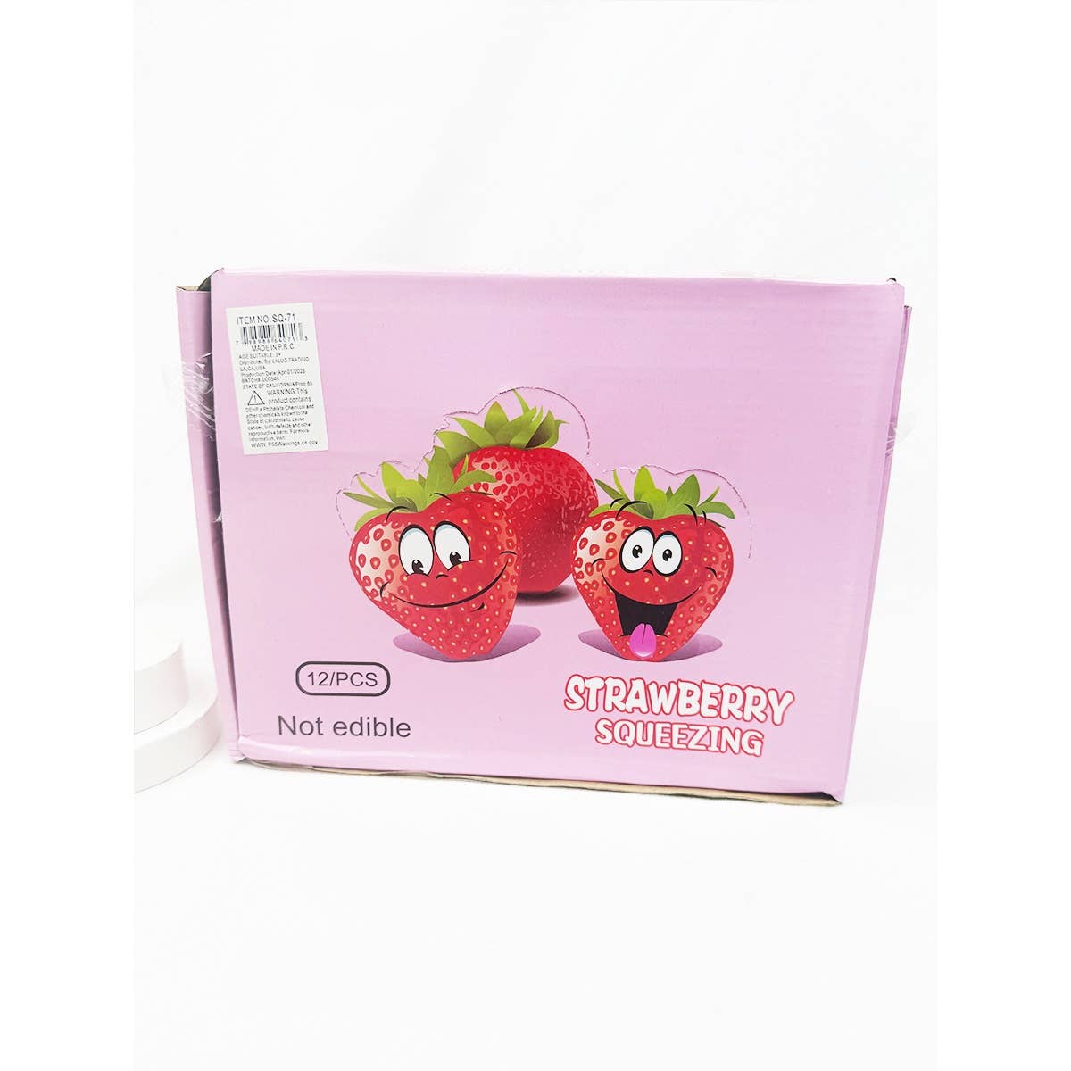 Sugary Strawberry Maltose Squishy Toy: MIX COLOR / ONE(12)