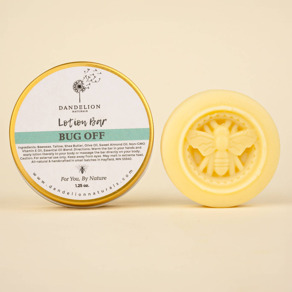 Tallow Lotion Bar | Bug Repellant | Bug Off | Outdoor Bar