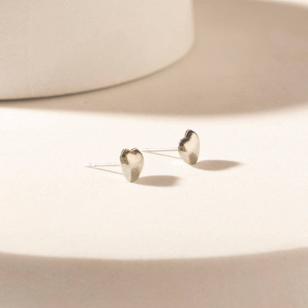 Moonbeam Earrings Set in Silver Shine: Silver Shine