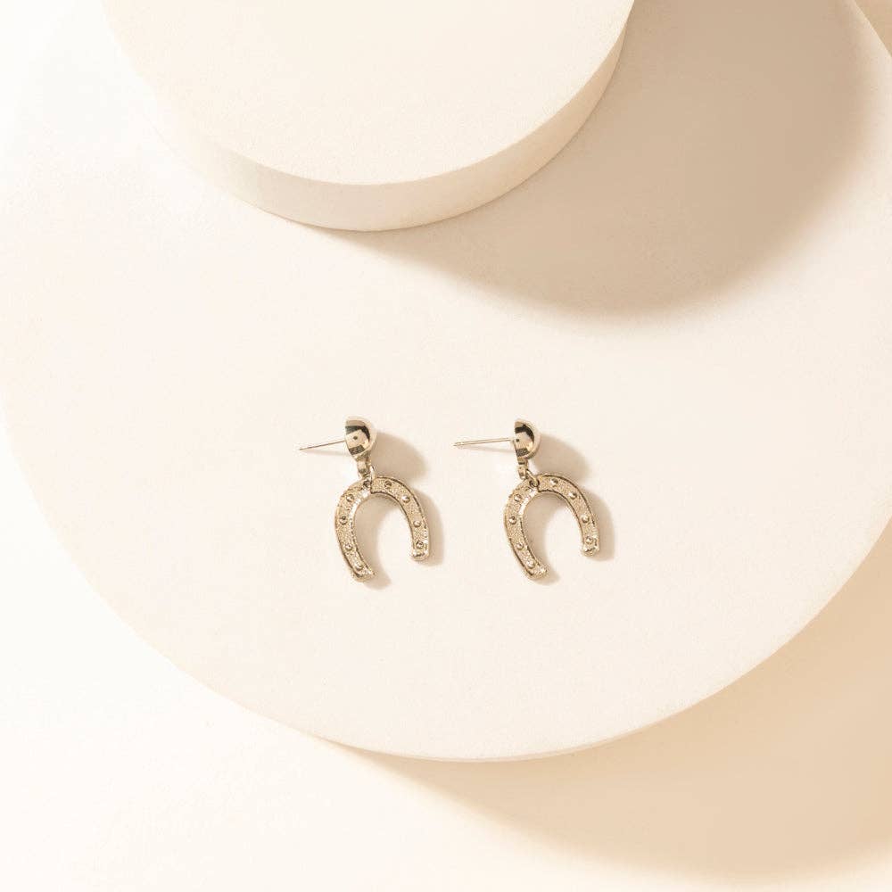 Moonbeam Earrings Set in Silver Shine: Silver Shine