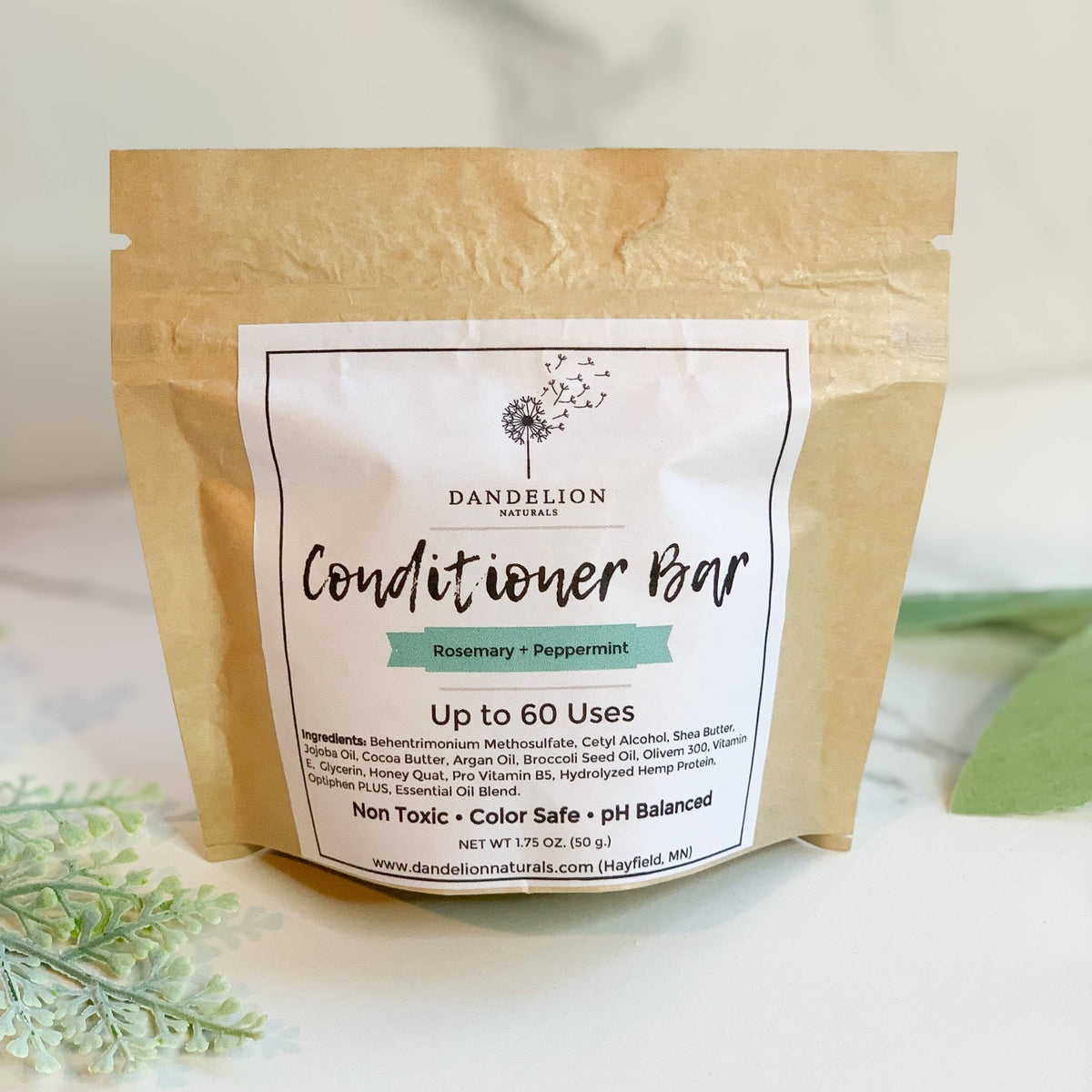 Conditioner Bar | Rosemary +Mint | Packaged