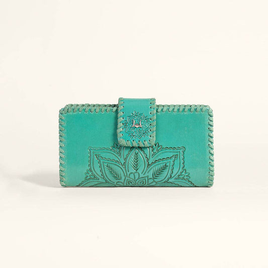 Loyal West Desert Lotus Wallet - Turquoise: Single