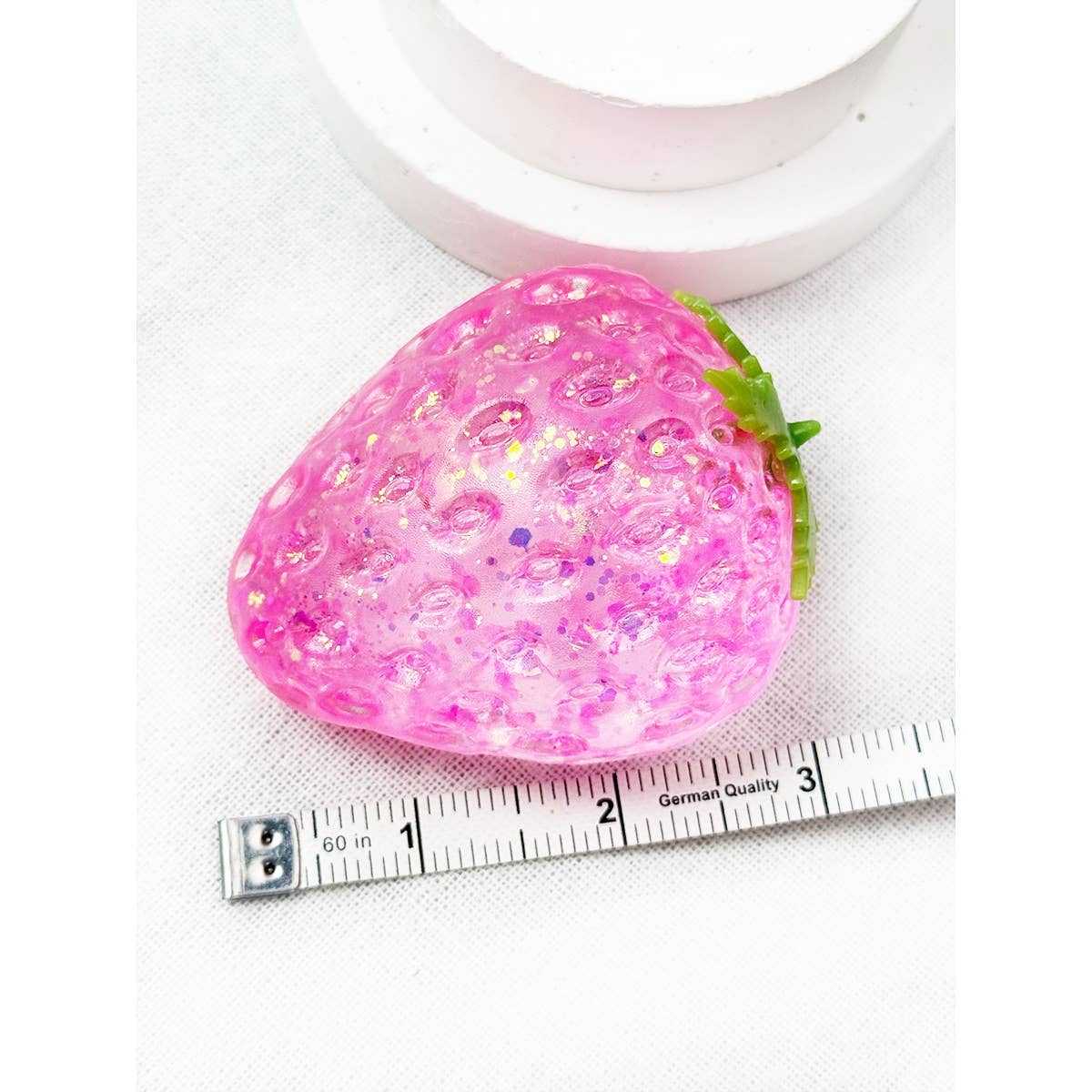 Sugary Strawberry Maltose Squishy Toy: MIX COLOR / ONE(12)