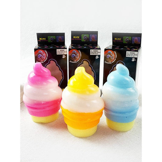 Ice Cream Corn Squeeze Squishy: MIX COLOR / ONE(12)
