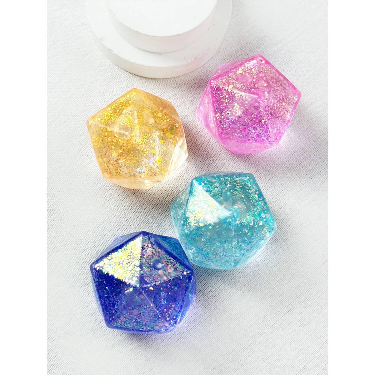 Viral Glittered Diamond Cube Squishy Toy: MIX COLOR / ONE(12)