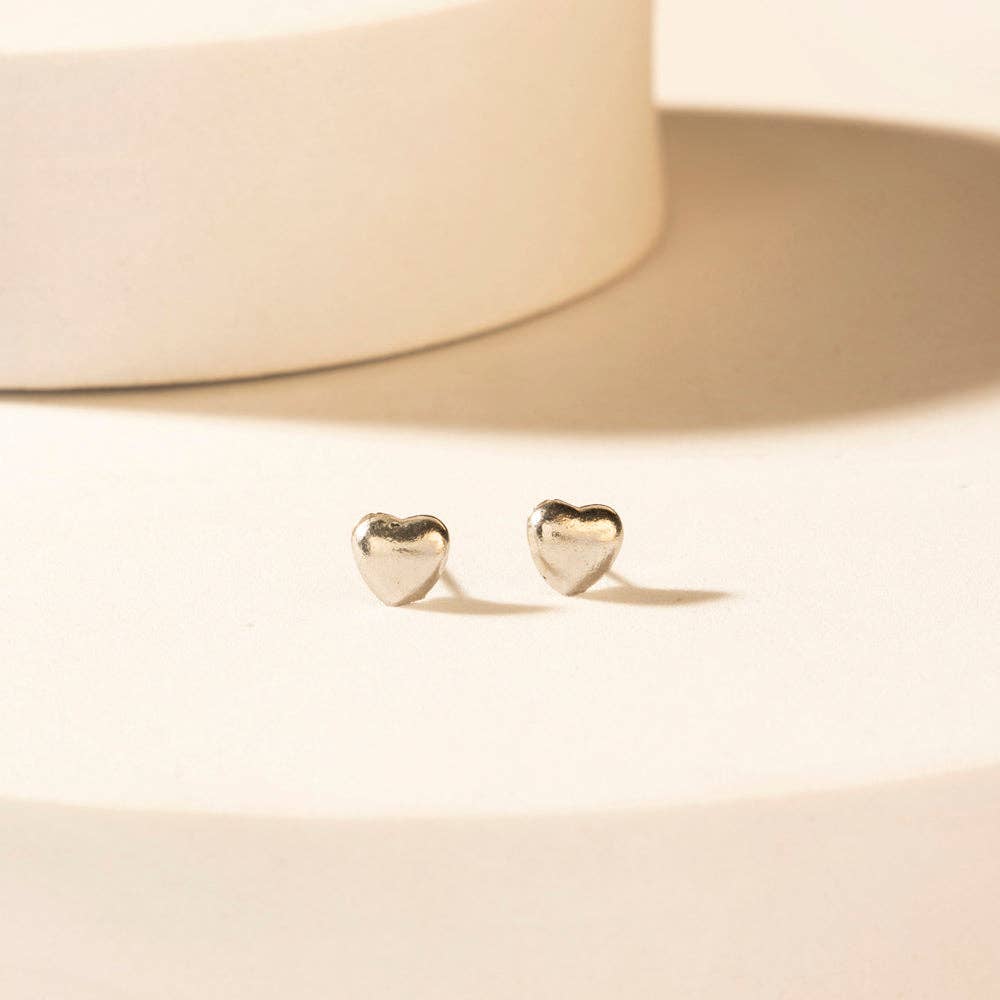 Moonbeam Earrings Set in Silver Shine: Silver Shine