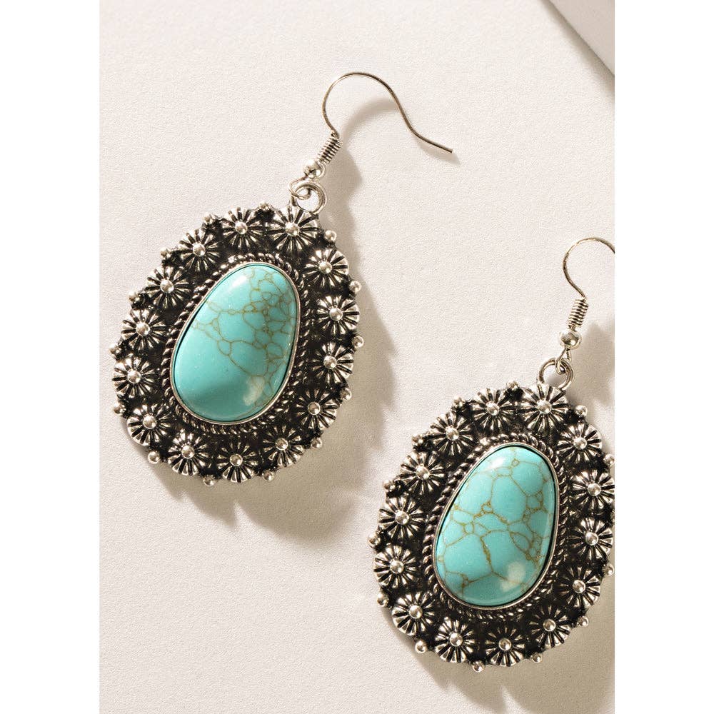Lunare Light Earrings In Blue