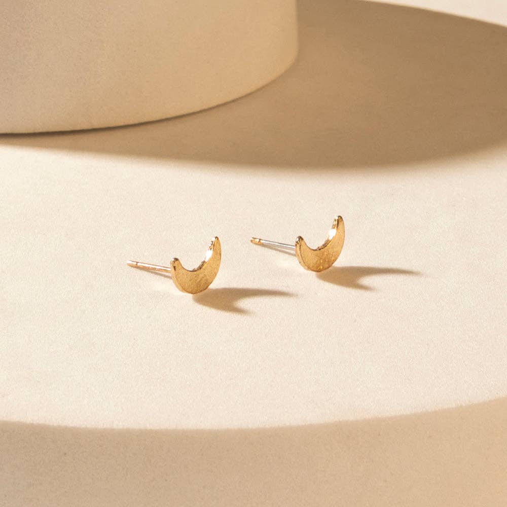 Moonbeam Earrings Set in Silver Shine: Silver Shine