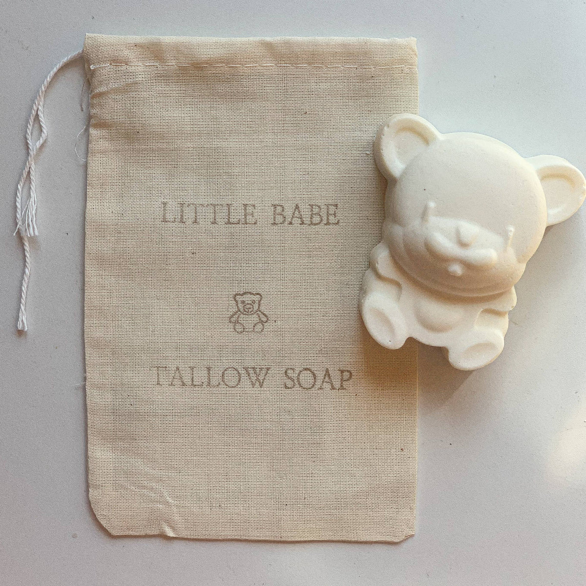 Teddy Bear Tallow Soap | Animal Soap Bars | Tallow Bar Soap