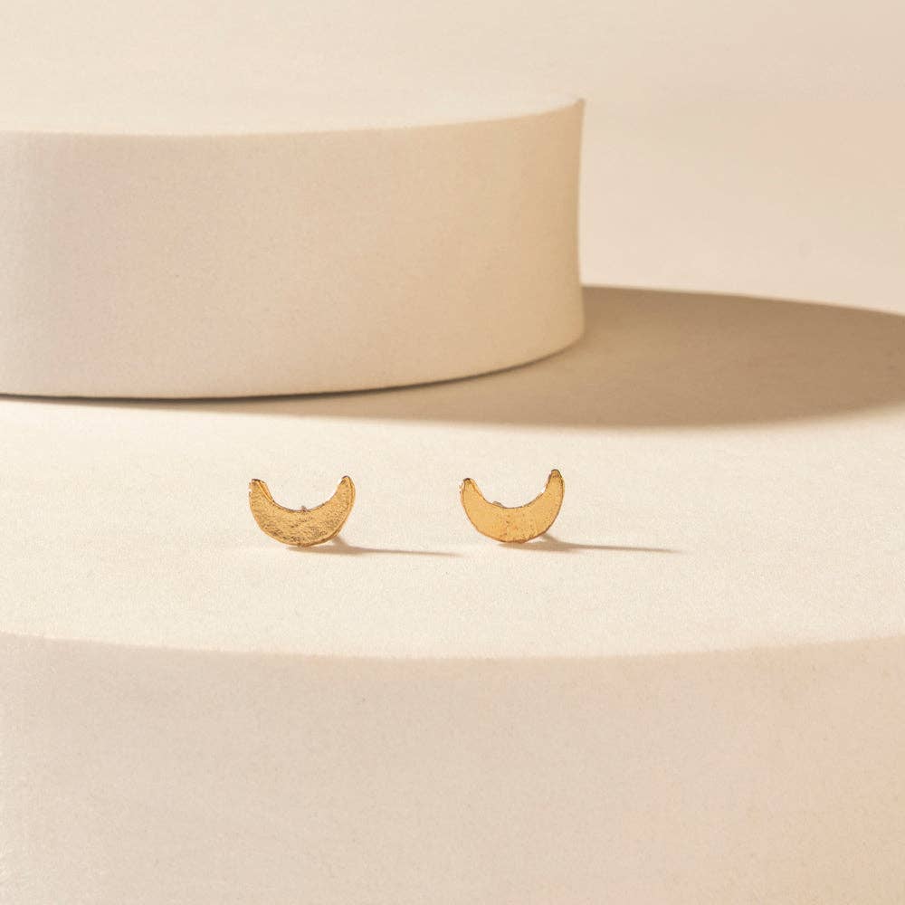 Moonbeam Earrings Set in Silver Shine: Silver Shine