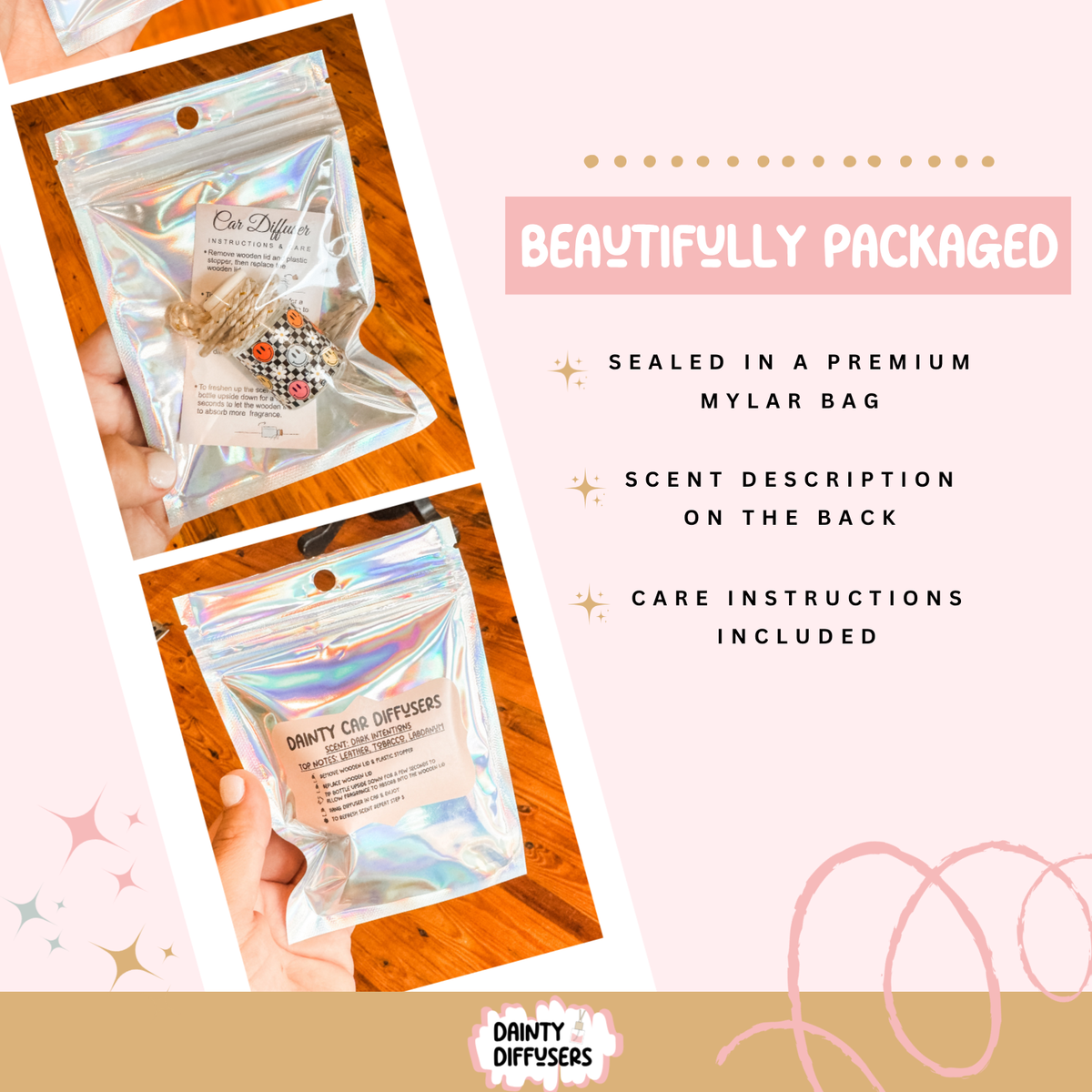Books Blankets and Bonfires Fall Car Freshener | Hanging Car Diffuser: Snickerdoodle