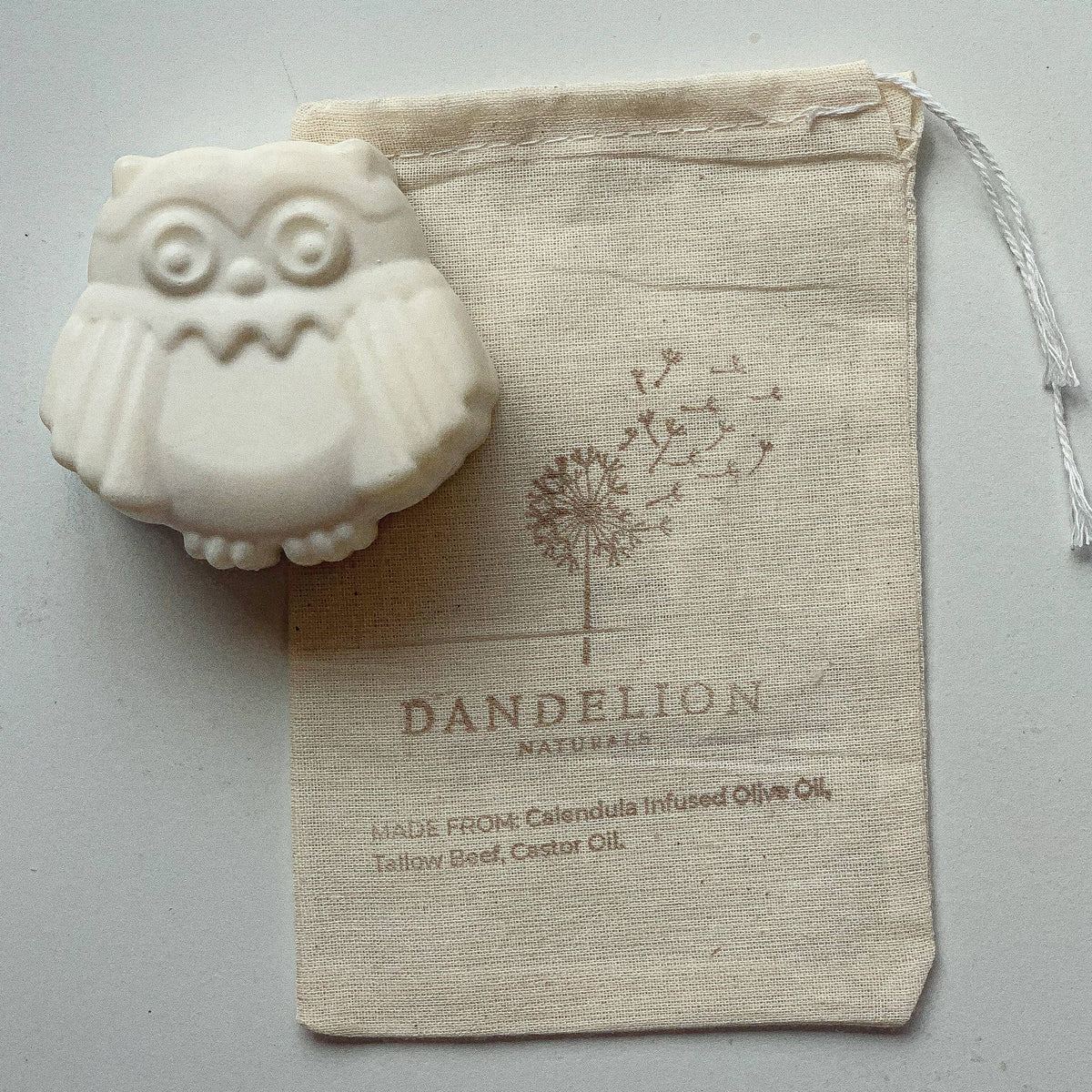 Owl Tallow Soap | Animal Soap | Kid Soap | Tallow Bar Soap