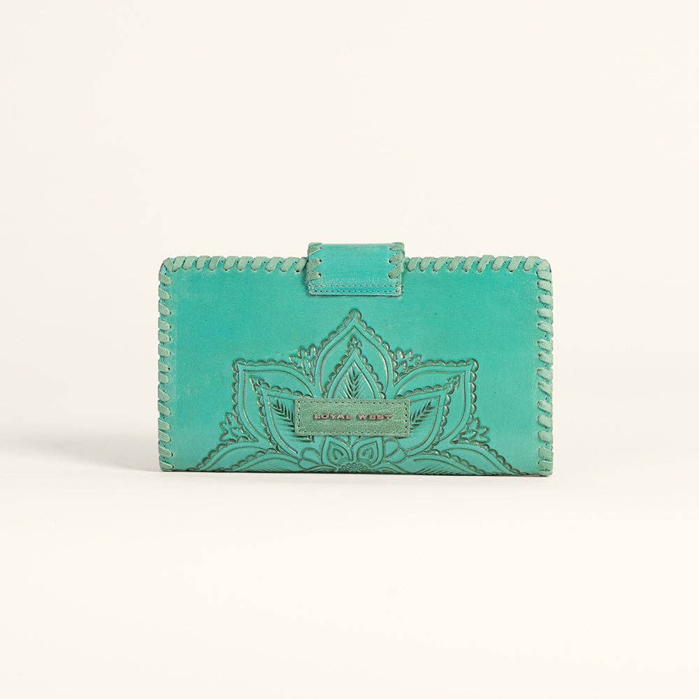 Loyal West Desert Lotus Wallet - Turquoise: Single